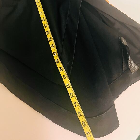 Anthropologie Black Spagetti Strap Drawstring Front Dress Size XS Petite - Picture 6 of 6